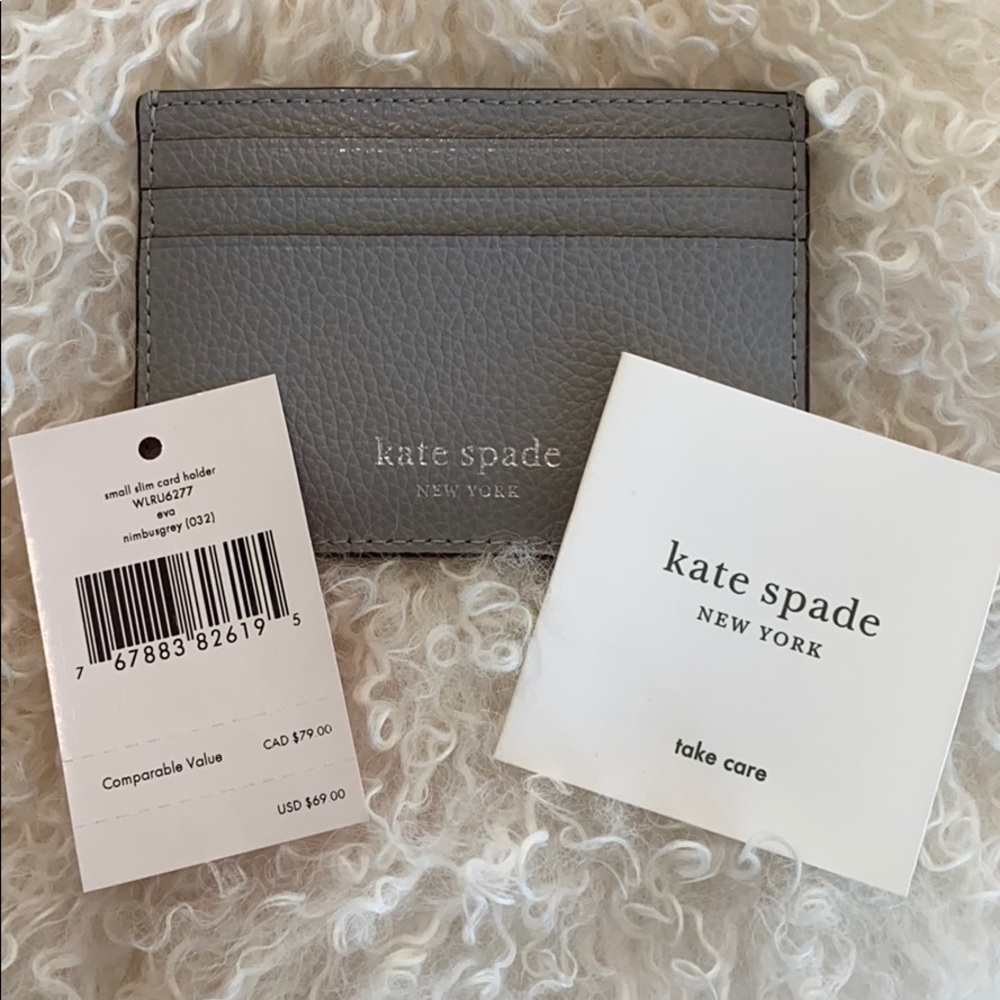 Kate Spade Eva Small Slim Card Holder - Grey - Picture 3 of 6